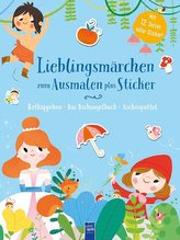 Lieblingsmärchen zum Ausmalen plus Sticker