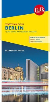 Falk Stadtplan Extra Standardfaltung Berlin mit Cityplan Potsdam 1:26 500-1:43 500