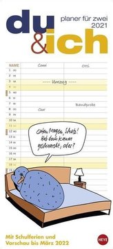 Butschkow Planer für zwei, du & ich - Kalender 2021