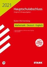 STARK Original-Prüfungen Hauptschulabschluss 2021 - Mathematik, Deutsch, Englisch 9. Klasse - BaWü