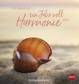 Ich wünsch dir... ein Jahr voll Harmonie 2021. Postkartenkalender