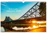 Zauberhaftes Dresden 2021 Kalendarium schwarz 60x40 cm