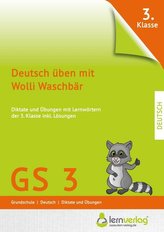 Deutsch üben mit Wolli Waschbär 3. Klasse