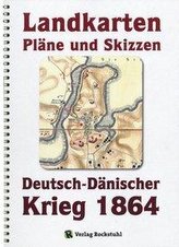 Deutsch-Dänische Krieg 1864. LANDKARTEN, PLÄNE UND SKIZZEN. Große Generalstabs Ausgabe. Landkartenband + (2 Bände)