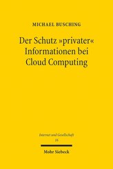 Der Schutz privater Informationen bei Cloud Computing
