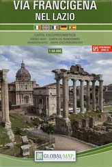 Via Francigena Lazio 1:50 000