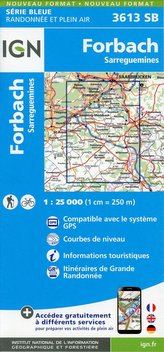 Forbach.Sarreguemines 1:25 000