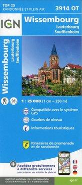 Wissembourg.Lauterbourg-Soufflenheim 1:25 000