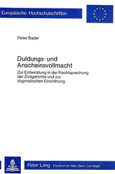 Duldungs- und Anscheinsvollmacht