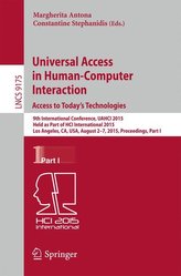 Universal Access in Human-Computer Interaction  Access to today's technologies