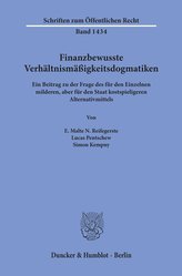 Finanzbewusste Verhältnismäßigkeitsdogmatiken