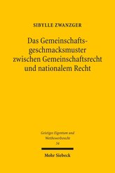 Das Gemeinschaftsgeschmacksmuster zwischen Gemeinschaftsrecht und nationalem Recht