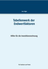 Tabellenwerk der Endwertfaktoren
