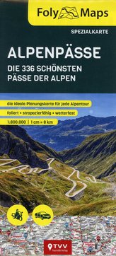 FolyMaps Alpenpässe 1:800 000 Spezialkarte