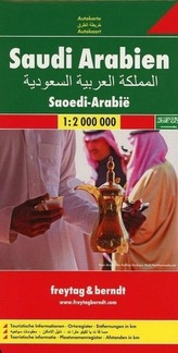 Saudi Arabien 1 : 2 000 000. Autokarte