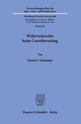 Widerrufsrechte beim Crowdinvesting