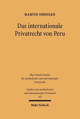 Das internationale Privatrecht von Peru