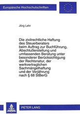 Die zivilrechtliche Haftung des Steuerberaters beim Auftrag zur Buchführung, Abschlußerstellung und umfassenden Beratung unter b