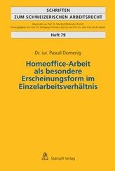 Homeoffice-Arbeit als besondere Erscheinungsform im Einzelarbeitsverhältnis