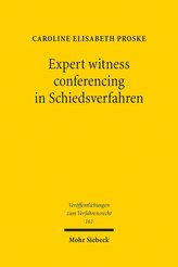 Expert witness conferencing in Schiedsverfahren