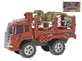 Auto přepravník 44cm na setrvačník s dinosaurem 24cm v krabičce