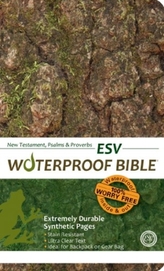  Waterproof New Testament with Psalms and Proverbs-ESV-Tree Bark