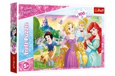 Puzzle Disney princezny - Sen o princezně 100 dílků 41x27,5cm v krabici 29x19x4cm