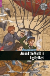  Around the World in Eighty Days - Foxton Reader Level-2 (600 Headwords A2/B1) with free online AUDIO