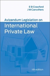  Avizandum Legislation on International Private Law