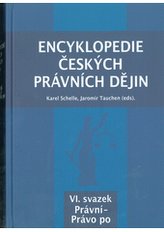 Encyklopedie českých právních dějin, VI. svazek Právní-Právo po
