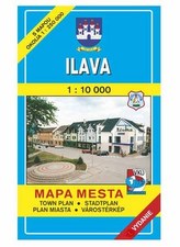 Ilava Mapa mesta Town plan Stadtplan Plan miasta Várostérkép