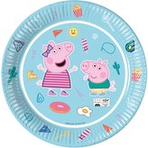 Talíř papírový 23 cm Peppa Pig 8 ks ECO - rozložitelný