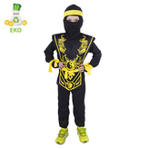Dětský kostým NINJA žlutý (M) EKO
