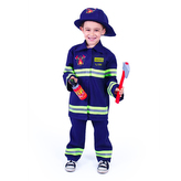 Dětský kostým hasič s českým potiskem (L)