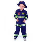 Dětský kostým hasič s českýn potiskem (M)