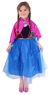 Dětský kostým princezna Zimní království Anička DELUXE (M)