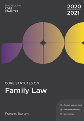  Core Statutes on Family Law 2020-21