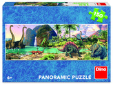 Puzzle 150 Dinosauři u jezera