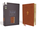  NASB, Thinline Bible, Leathersoft, Brown, Red Letter, 1995 Text, Comfort Print