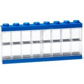 Sběratelská skříňka LEGO na 16 minifigurek - modrá