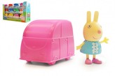 Prasátko Peppa/Peppa Pig blind auto s překvapením  8x4,5cm mix barev ve fólii 2+