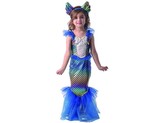Šaty na karneval - mořská panna, 92 - 104 cm