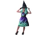 Šaty na karneval - čarodějnice, 120 - 130 cm