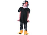 Šaty na karneval - tučňák, 92 - 104 cm
