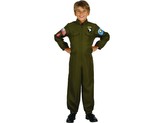 Šaty na karneval - vojenský pilot,  110 - 120 cm