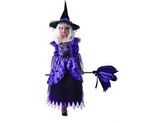 Šaty na karneval - čarodějnice, 130 - 140  cm