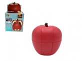 Hlavolam jablko plast v krabičce 8,5x8,5x14,5cm