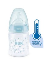 NUK FC Plus láhev s kontrolou teploty 150ml 1ks tyrkysová