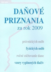 Daňové priznania za rok 2009