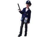 Šaty na karneval - policista, 110 - 120 cm